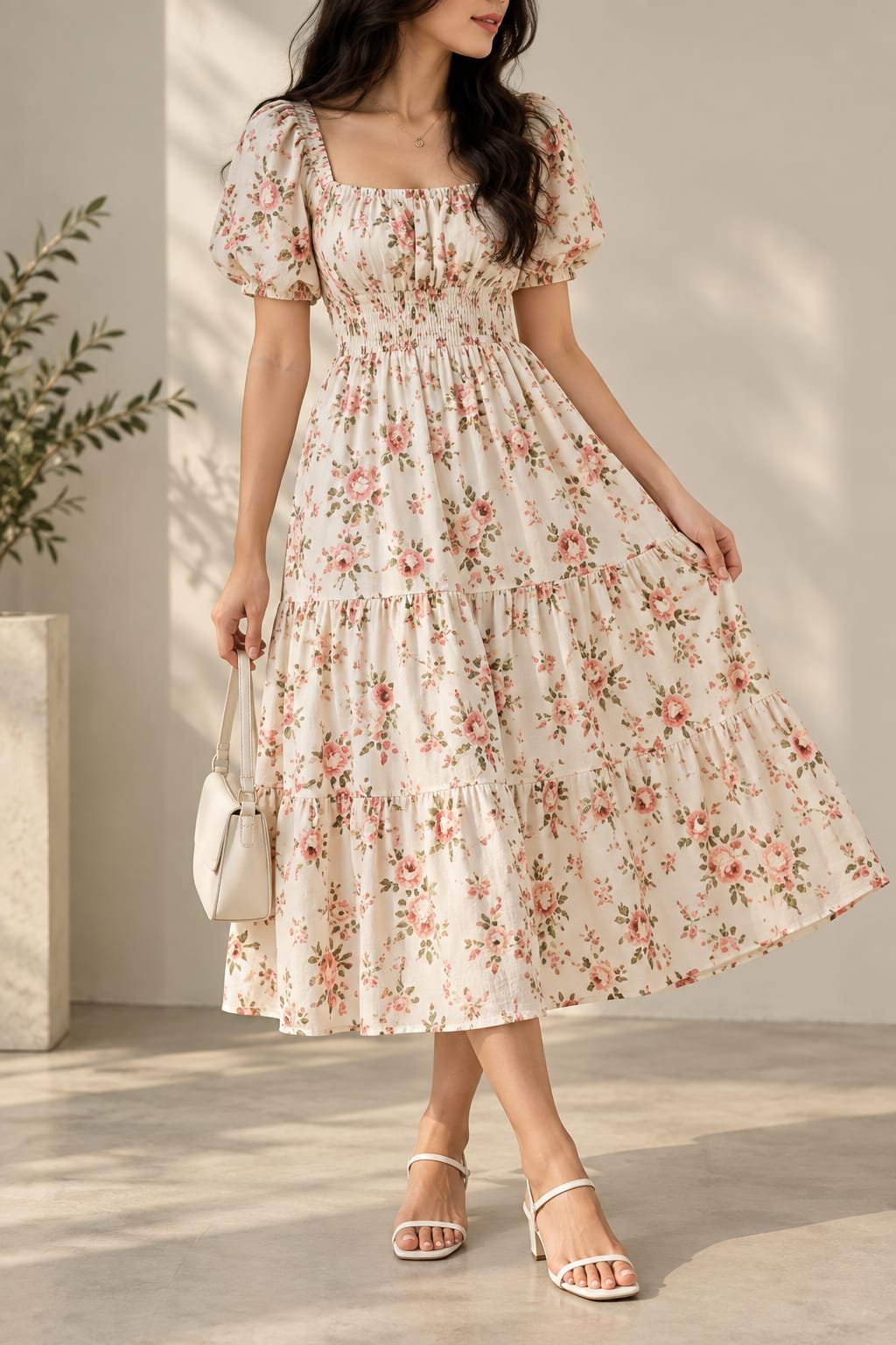 Floral Midi Dress