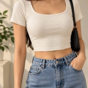 Ribbed Crop Top